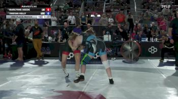 76 lbs 3rd Place Match - Marlynne Deede, Laker Wrestling Club vs Tristan Kelly, Army (WCAP)