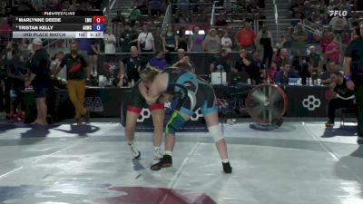 76 lbs 3rd Place Match - Marlynne Deede, Laker Wrestling Club vs Tristan Kelly, Army (WCAP)