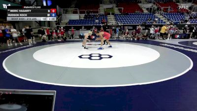 215 lbs Champ. Rd Of 64 - Meric Hagarty, IA vs Hudson Koch, NV