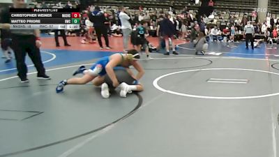 131 lbs Rr Rnd 4 - Christopher Weiner, Mat Assassins - ESE vs Matteo Priore, Ruthless 1 - ESE