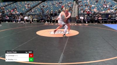 285 lbs Quarterfinal - Kevin Zimmer, Wyoming vs KC Buday, Providence
