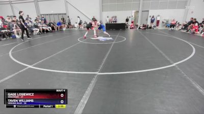 165 lbs Round 1 (8 Team) - Gage Losiewicz, Wisconsin vs Taven Williams, Virginia Blue