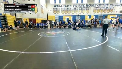 126 lbs Finals (8 Team) - Connor Walshe, Wellington Community Hs vs Guillermo Jaramilo, South Dade