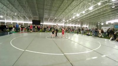 88 lbs Champ. Round 2 - Taysen Prom, Bear River Wrestling Club vs Zachary O`Driscoll, Top Of The Rock