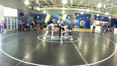 132 lbs Round 4 (8 Team) - Cannon Sommer, OutKast WC vs Tyler Johnson, Panhandle Gator Dogs