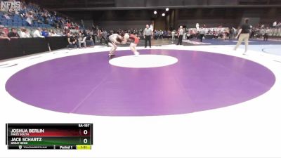 5A-157 lbs Quarterfinal - Jace Schartz, Great Bend vs Joshua Berlin, Maize South