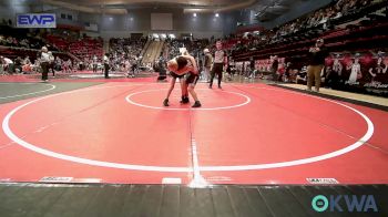 70 lbs Semifinal - Kyson Jones, Eufaula Ironheads Wrestling Club vs Carson Swaringim, Broken Arrow Wrestling Club