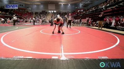 70 lbs Semifinal - Kyson Jones, Eufaula Ironheads Wrestling Club vs Carson Swaringim, Broken Arrow Wrestling Club