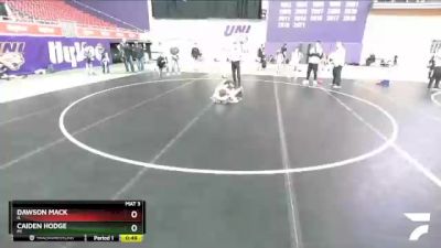 119 lbs Cons. Round 4 - Caiden Hodge, MI vs Dawson Mack, IL