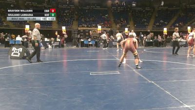 155 lbs Consy 6 - Brayden Williams, Crawford Central vs Giuliano Labbadia, Northampton
