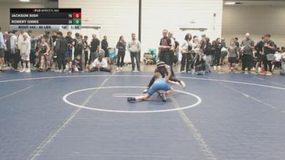 80 lbs Semifinal - Jackson Bish, PA vs Robert Gibbs, GA