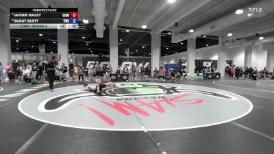 57 lbs Cons. Round 8 - Jaxsen Bailey, Curby 3 Style Wrestling Club vs Scout Scott, Team Idaho Wrestling Club