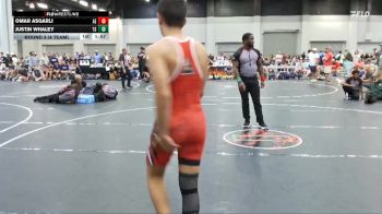 126 lbs Round 3 (4 Team) - Omar Asgarli, Alpha Elite vs Justin Whaley, Team Snapdown