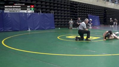 95 lbs Round Of 16 - Matthew Espinosa, South Plainfield vs Graysan Reynolds, Mount Laurel Twp