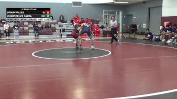 133 lbs Quarters & 1st Wb (16 Team) - Paulo Valdez, Victor Valley vs Christopher Garza, Lemoore College