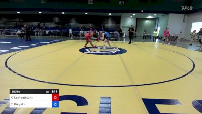 200 lbs Consolation - Kitana Leafaatoto, NV vs Caroline Biegel, NJ