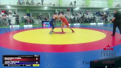 125kg Cons. Semi - Balkaran Purba, Matmen WC vs Owen Ferchuk, Prince Albert WC