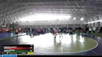 106 lbs Quarterfinal - Taegan Leavitt, Spanish Fork vs Simon Boyer, Timpanogos