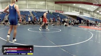 190 lbs Cons. Round 4 - Aiden Struchen, PA vs Leland Korona, MI