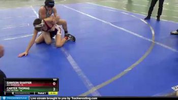 100 lbs Round 2 (8 Team) - Carter Thomas, Mat Factory vs Dawson Shaffer, All-American