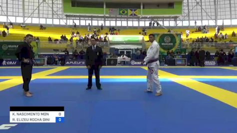 KAIKY NASCIMENTO MONTEIRO vs RÔMULO ELIZEU ROCHA DINIZ 2023 Brasileiro Jiu-Jitsu IBJJF