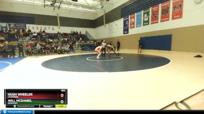 165 lbs Cons. Round 3 - Hugh Wheeler, Cashmere vs Will McDaniel, Newport