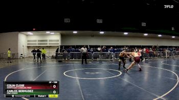 138 lbs Round 3 - Carlos Bermudez, Pine Forest vs Colin Close, North East Carolina Prep