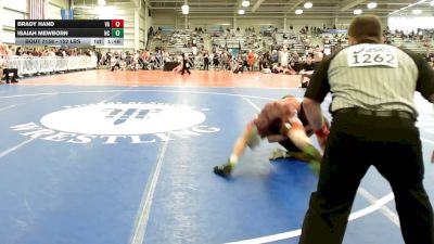 152 lbs Round Of 128 - Brady Hand, VA vs Isaiah Mewborn, NC