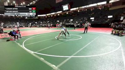 159 lbs Cons. Semi - Myles Bailey, CLY2 vs Logan Leyda, WHW2