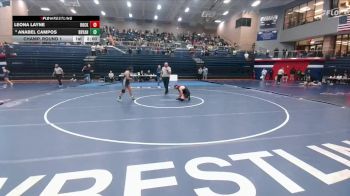 152 lbs Champ. Round 1 - Anabel Campos, Bryan vs Leona Layne, Rockwall