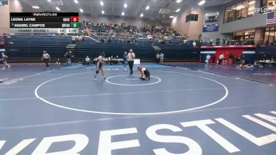 152 lbs Champ. Round 1 - Anabel Campos, Bryan vs Leona Layne, Rockwall