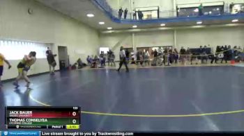 133 lbs Cons. Round 4 - Jack Bauer, Wilkes University vs Thomas Conselyea, Lycoming College