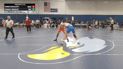 141 lbs Round Of 32 - Owen Woolcott, Coast Guard vs Ronan Bradley, Maine Maritime Academy