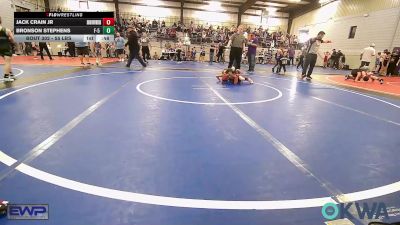 55 lbs Rr Rnd 1 - Jack Crain Jr, Skiatook Youth Wrestling vs Bronson Stephens, F-5 Grappling