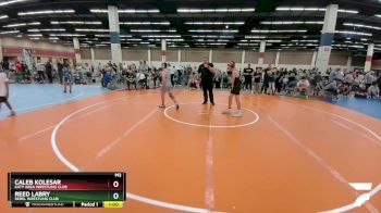 126 lbs Cons. Round 2 - Caleb Kolesar, Katy Area Wrestling Club vs Reed Labry, Rebel Wrestling Club