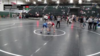 120 lbs Round 5 - Madison Burkes, MAC Wrestling Club vs Emmett Alexander, Golden Eagle Wrestling Club