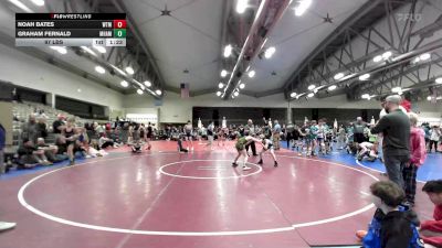 97 lbs Quarterfinal - Noah Bates, Washington Twp. Minutemen MS vs Graham Fernald, Maine Hammahs MS