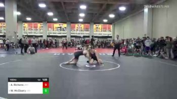 190 lbs Semifinal - Austin Richens, Uintah vs William McCleary, Lehi