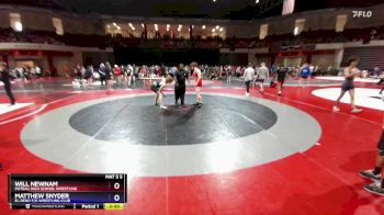 144 lbs Cons. Round 3 - Will Newnam, Poteau High School Wrestling vs Matthew Snyder, El Reno F/G Wrestling Club