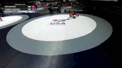 150 lbs Declan Shea, SAWA - Sacramento Area Wrestling Association vs Gabriel Quintana, KTWA-Kings-Tulare Wrestling Association