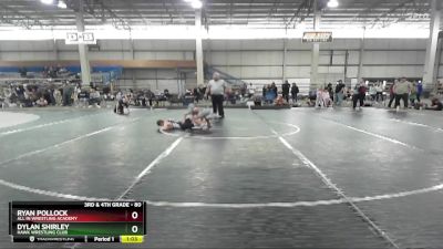 80 lbs Round 2 - Dylan Shirley, Hawk Wrestling Club vs Ryan Pollock, All In Wrestling Academy