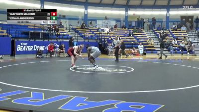 197 lbs Semifinal - Matthew Marcum, Labette Community College vs Ethan Anderson, Colby Community College