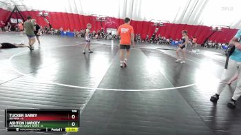 106 lbs Round 4 (6 Team) - Ashton Harcey, Cambridge-Isanti White vs Tucker Garey, Olympia