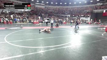 140 lbs Quarterfinal - Titan Ritter, Askren Wrestling Academy vs Liam Powell, River Valley Youth Wrestling