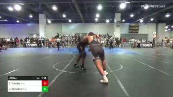 220 lbs Quarterfinal - Thurstan Tunney, Independent vs Justin Ceballos, Cvbjj