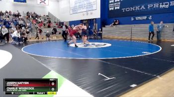 189 lbs Round 2 - Charlie Woodcock, White Bear Lake Area vs Joseph Natysin, Maple Grove