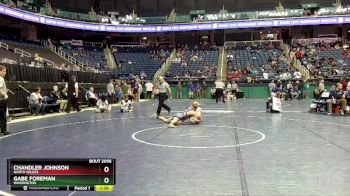 2A 144 lbs Champ. Round 1 - Gabe Foreman, Washington vs Chandler Johnson, North Wilkes