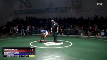 131 lbs 1st Place Match - Rontaysia Payne, Cerritos College vs Jasmine Macias, Mt. San Antonio College