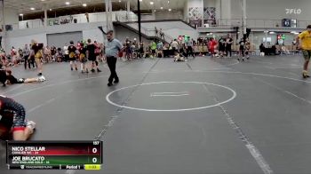 157 lbs Round 3 (8 Team) - Nico Stellar, Cavalier WC vs Joe Brucato, New England Gold