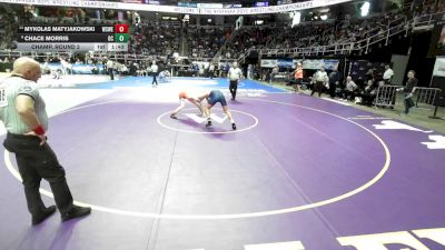 I-144 lbs Champ. Round 2 - Mykolas Matyjakowski, West Seneca West-East vs Chace Morris, Oceanside